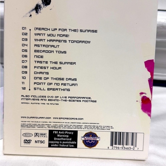 ๐ Vintage 2004 Duran Duran Live Astronaut Concert DVD and CD (Two Discs) ๐ฟ - Picture 10 of 16